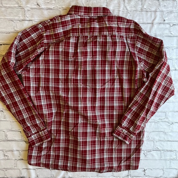 Wrangler XLT Button Down Plaid Mens Shirt - Picture 4 of 8